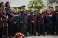 Dodenherdenking 2026 met locoburgemeester Evelien van der Star, Parklaan, Roosendaal