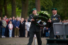 Dodenherdenking 2026 met locoburgemeester Evelien van der Star, Parklaan, Roosendaal