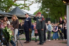 Dodenherdenking 2026 met locoburgemeester Evelien van der Star, Parklaan, Roosendaal