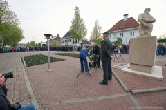 Dodenherdenking 2026 met locoburgemeester Evelien van der Star, Parklaan, Roosendaal