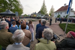 Dodenherdenking 2026 met locoburgemeester Evelien van der Star, Parklaan, Roosendaal