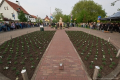 Dodenherdenking 2026 met locoburgemeester Evelien van der Star, Parklaan, Roosendaal
