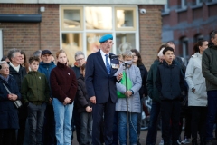 Bevrijdingsroute en kranslegging Polarbear Burgemeester Mark Buijs 2025