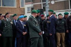 80 jaar Bevrijding Roosendaal, kranslegging en ceremonie bij de Polarbear