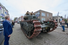 80 jaar Bevrijding Roosendaal, kranslegging en ceremonie bij de Polarbear