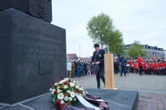 80 jaar Bevrijding Roosendaal, kranslegging en ceremonie bij de Polarbear