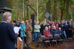 Kranslegging 80 jaar Bevrijding Wouwse Plantage
