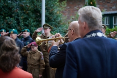 Kranslegging 80 jaar Bevrijding Wouwse Plantage