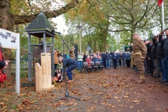 Kranslegging 80 jaar Bevrijding Wouwse Plantage